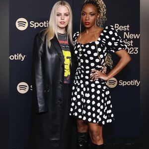 Size 8 EUC Autumn Adeigbo Bianca Polka Dot Dress